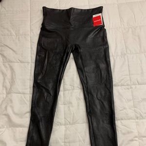 Spanx  Women’s Faux Leather Leggings Large